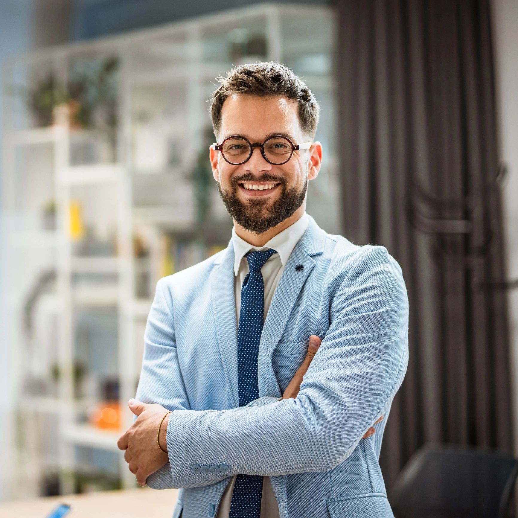 Portrait of Morgan Patel, client advisory lead
